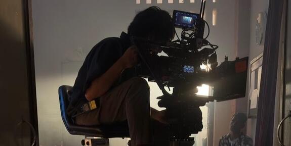 Pic of Swaraj Sriwastav on the set of xxxx