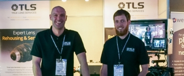 True Lens Services staff at their stand at BSC